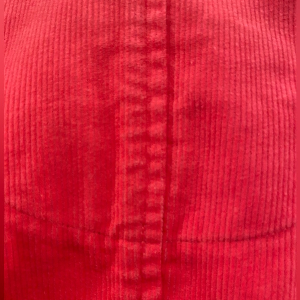 Lands End Coral Pink Corduroy Jacket Blazer Size 10P - Picture 6 of 11
